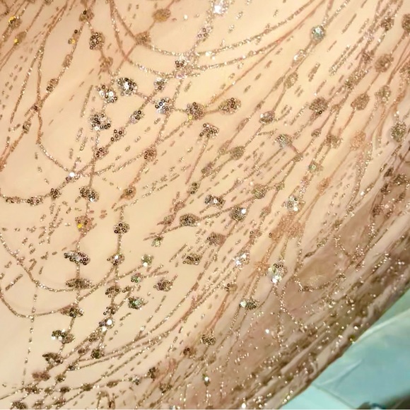 Rose gold ball gown, worn only once! - Picture 4 of 7